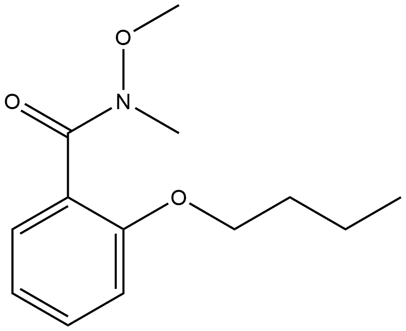 2-Butoxy-N-methoxy-N-methylbenzamide Structure