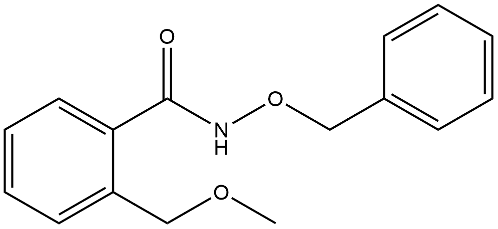 2-(Methoxymethyl)-N-(phenylmethoxy)benzamide Structure