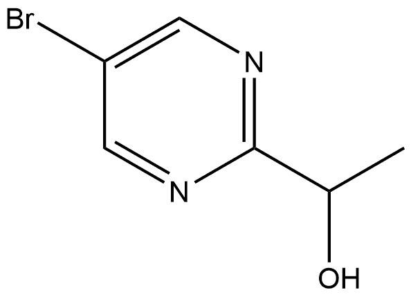 2-Pyrimidinemethanol, 5-bromo-α-methyl- Structure