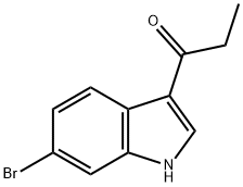 1-(6-bromo-1H-indol-3-yl)propan-1-one Structure