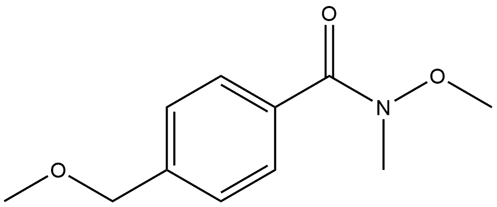 N-Methoxy-4-(methoxymethyl)-N-methylbenzamide Structure