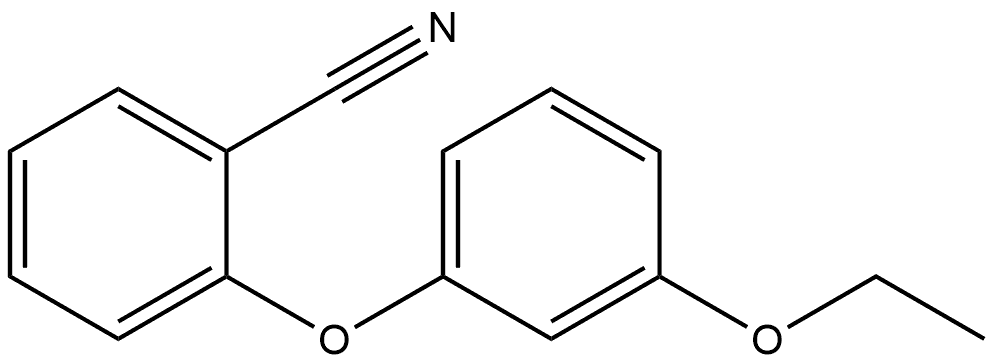 2-(3-Ethoxyphenoxy)benzonitrile 구조식 이미지