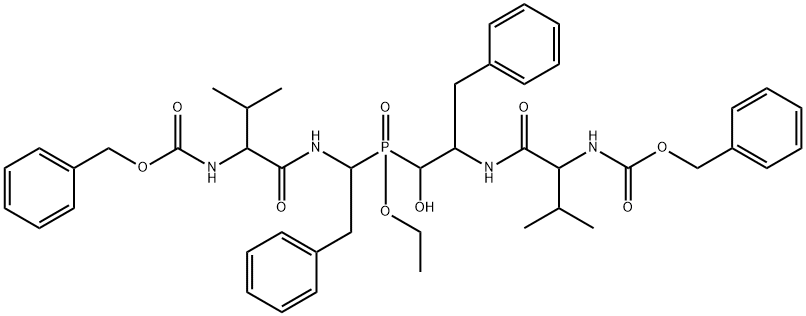 Bis(cbz-Val-Phe)phosphinate isostere 구조식 이미지