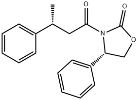 2-Oxazolidinone, 3-[(3R)-1-oxo-3-phenylbutyl]-4-phenyl-, (4S)- Structure