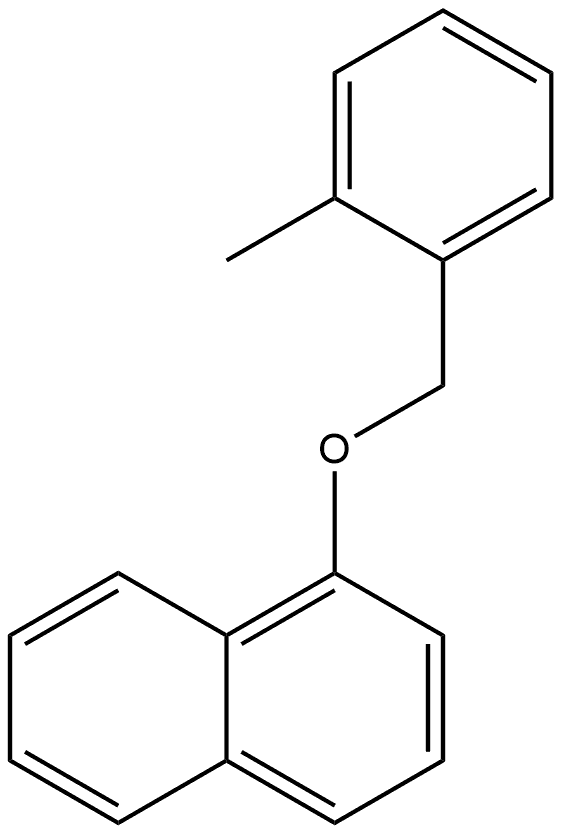 Naphthalene, 1-[(2-methylphenyl)methoxy]- Structure