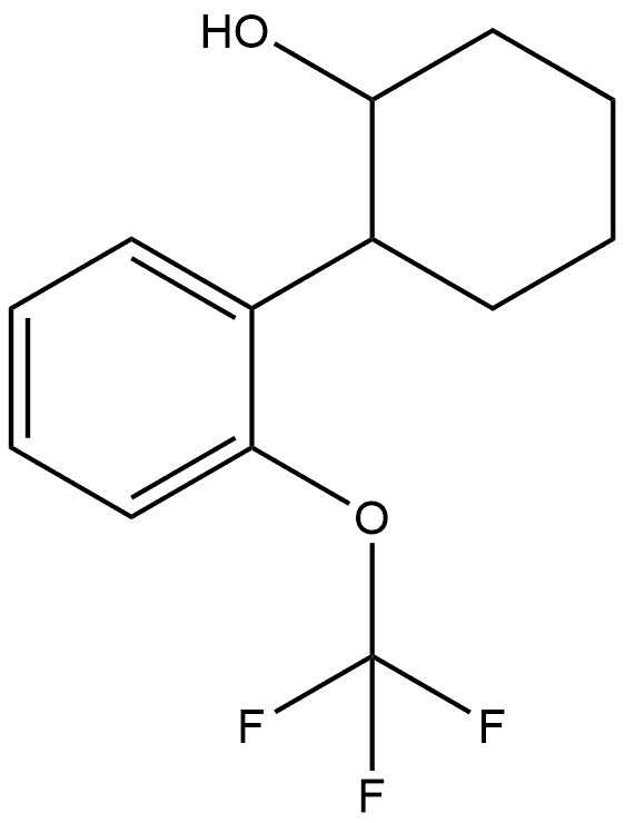 2-(2-(trifluoromethoxy)phenyl)cyclohexanol Structure