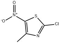 Thiazole, 2-chloro-4-methyl-5-nitro- 구조식 이미지