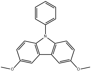 9H-Carbazole, 3,6-dimethoxy-9-phenyl- Structure