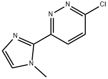 3-chloro-6-(1-methyl-1H-imidazol-2-yl)pyridazine Structure