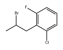 2-(2-Bromopropyl)-1-chloro-3-fluorobenzene Structure