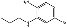 1,2-Benzenediamine, 4-bromo-N2-propyl- Structure