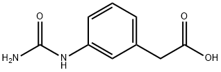 2-[3-(carbamoylamino)phenyl]acetic acid Structure