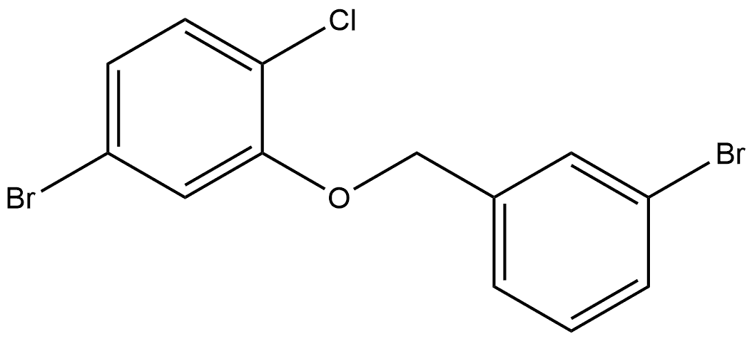 4-Bromo-2-[(3-bromophenyl)methoxy]-1-chlorobenzene Structure