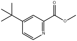 2-Pyridinecarboxylic acid, 4-(1,1-dimethylethyl)-, methyl ester Structure