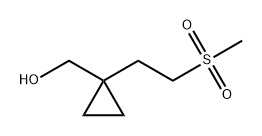 (1-(2-(Methylsulfonyl)ethyl)cyclopropyl)methanol Structure