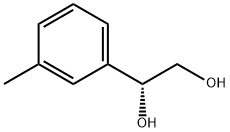 1,2-Ethanediol, 1-(3-methylphenyl)-, (1R)- Structure