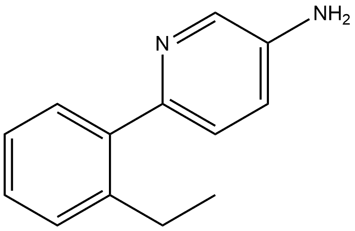 3-Pyridinamine, 6-(2-ethylphenyl)- Structure