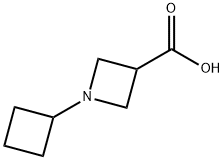 1-cyclobutylazetidine-3-carboxylic acid Structure