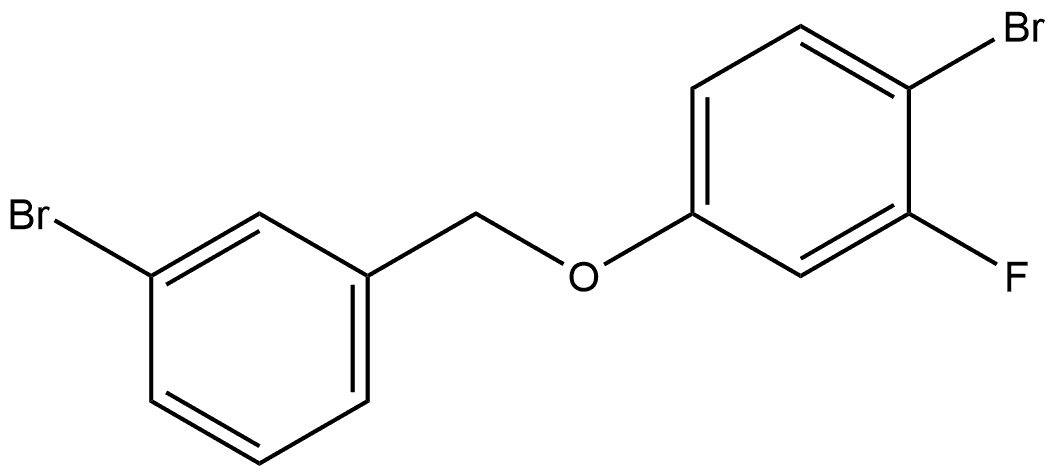 1-Bromo-4-[(3-bromophenyl)methoxy]-2-fluorobenzene Structure