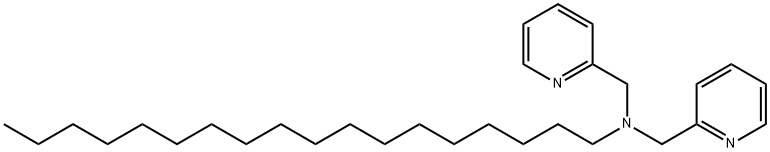 2-Pyridinemethanamine, N-octadecyl-N-(2-pyridinylmethyl)- 구조식 이미지