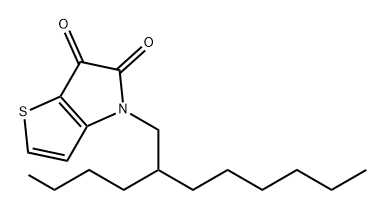 4H-Thieno[3,2-b]pyrrole-5,6-dione, 4-(2-butyloctyl)- Structure