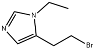 1H-Imidazole, 5-(2-bromoethyl)-1-ethyl- Structure