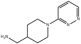 1-[1-(pyridazin-3-yl)piperidin-4-yl]methanamine dihydrochloride Structure