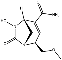 (1R,2S,5R)-6-Hydroxy-2-(methoxymethyl)-7-
oxo-1,6-diazabicyclo[3.2.1]oct-3-ene-4-carbox
amide Structure