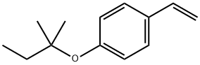 Benzene, 1-(1,1-dimethylpropoxy)-4-ethenyl- 구조식 이미지