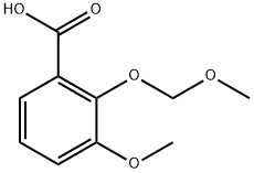 Benzoic acid, 3-methoxy-2-(methoxymethoxy)- Structure