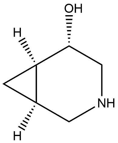 exo-3-Aza-bicyclo[4.1.0]heptan-5-ol Structure