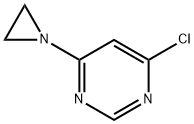 4-(Aziridin-1-yl)-6-chloropyrimidine 구조식 이미지