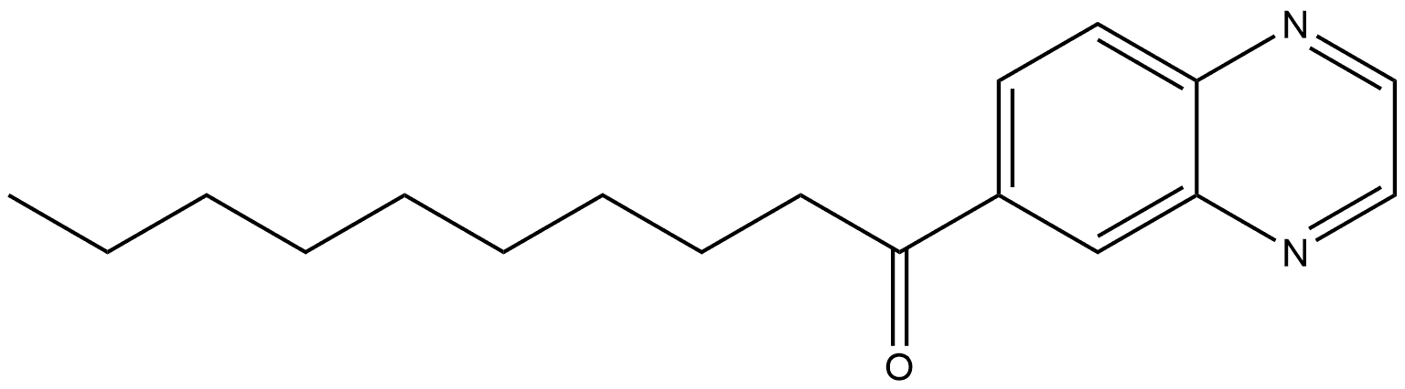 1-(6-Quinoxalinyl)-1-decanone Structure