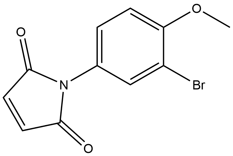 1-(3-Bromo-4-methoxyphenyl)-1H-pyrrole-2,5-dione Structure