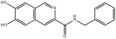 N-Benzyl-6,7-dihydroxyisoquinoline-3-carboxamide 구조식 이미지