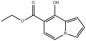 ethyl 8-hydroxyindolizine-7-carboxylate 구조식 이미지