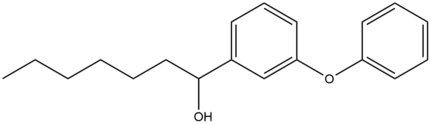 α-Hexyl-3-phenoxybenzenemethanol Structure