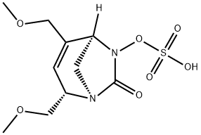 (1R,2S,5R)-2,4-Bis(methoxymethyl)-6-
(sulfooxy)-1,6-diazabicyclo[3.2.1]oct-3-en-7-
one Structure