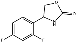 2-Oxazolidinone, 4-(2,4-difluorophenyl)- Structure