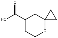 4-Oxaspiro[2.5]octane-7-carboxylic acid 구조식 이미지