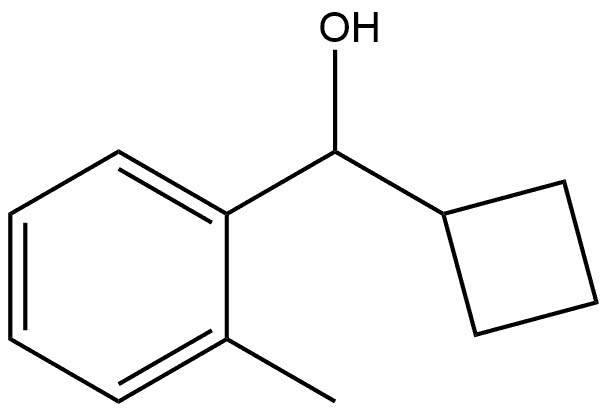 α-Cyclobutyl-2-methylbenzenemethanol Structure