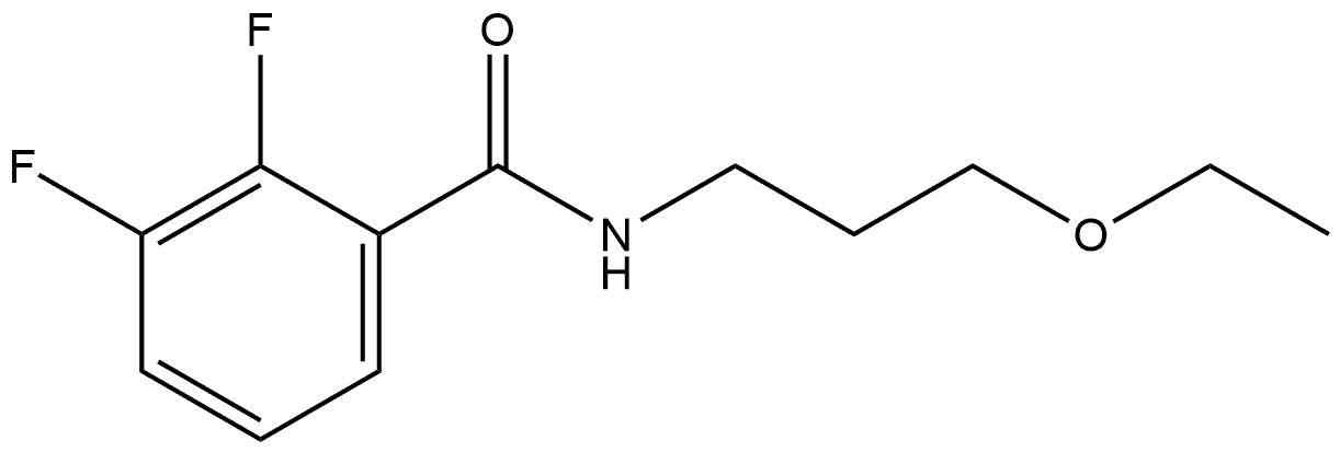 N-(3-Ethoxypropyl)-2,3-difluorobenzamide Structure