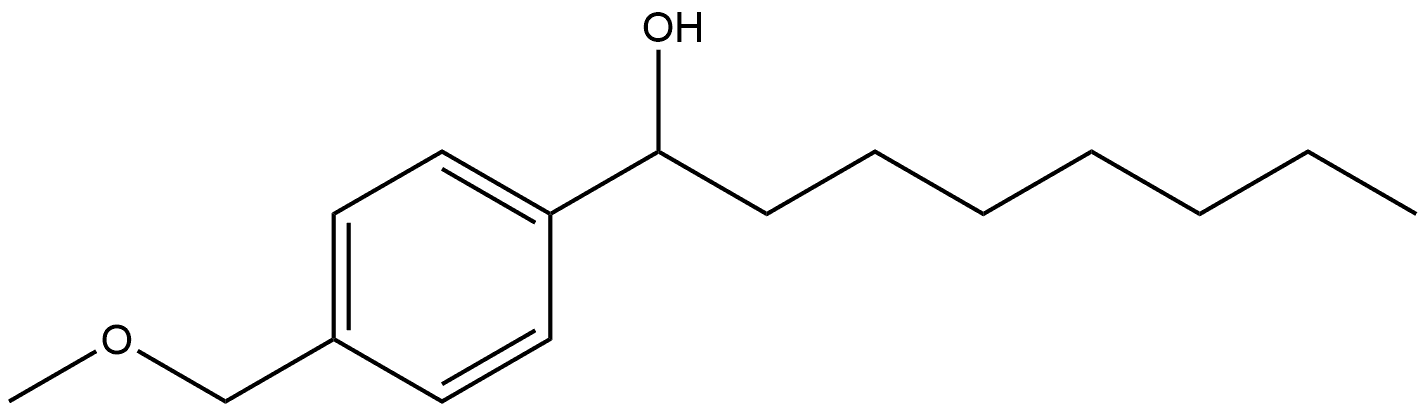 α-Heptyl-4-(methoxymethyl)benzenemethanol Structure