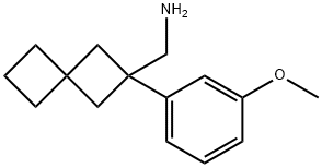 1-[2-(3-methoxyphenyl)spiro[3.3]heptan-2-yl]methanamine Structure