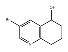 5-Quinolinol, 3-bromo-5,6,7,8-tetrahydro- Structure