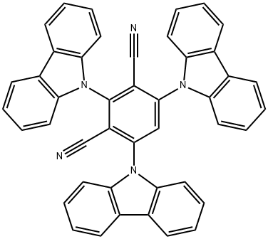 2,4,6-Tri-9H-carbazol-9-yl-1,3-benzenedicarbonitrile Structure