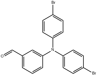 3-(Bis(4-bromophenyl)amino)benzaldehyde Structure