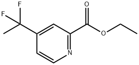 ethyl 4-(1,1-difluoroethyl)picolinate Structure