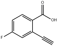 2-Ethynyl-4-fluorobenzoic acid Structure