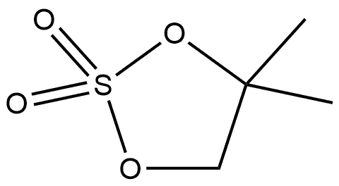 1,3,2-Dioxathiolane, 4,4-dimethyl-, 2,2-dioxide Structure